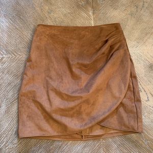 Abercrombie suede skirt